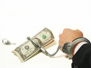 debt hand cuffs
