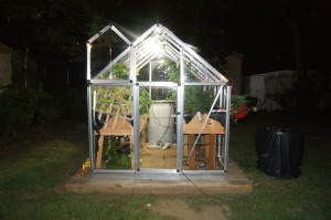 My greenhouse I'm Growing Food In My City Back Yard With Aquaponics